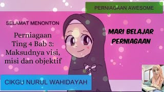 Perniagaan Ting 4 : Bab 3 : Visi Misi dan Objektif @ Maksud . Perniagaan Ting 4 : Bab 3 : Visi Misi dan Objektif @ Maksud .