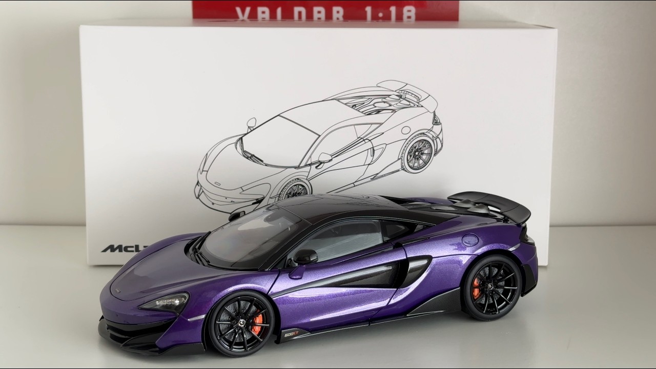 LCD MODELS MCLAREN 600LT 1/18 - YouTube