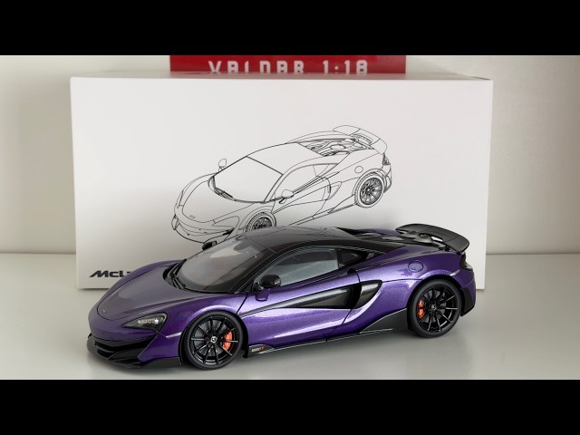LCDモデル1/18　マクラーレン600LT・ムラサキ LCD MODELS MCLAREN 600LT 1/18 - YouTube