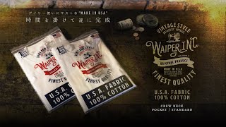 WAIPER.inc S/S クルーネック パックTシャツ MADE IN USA ミリタリー