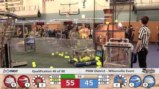 2017 PNW FRC Wilsonville Qualification Match 48