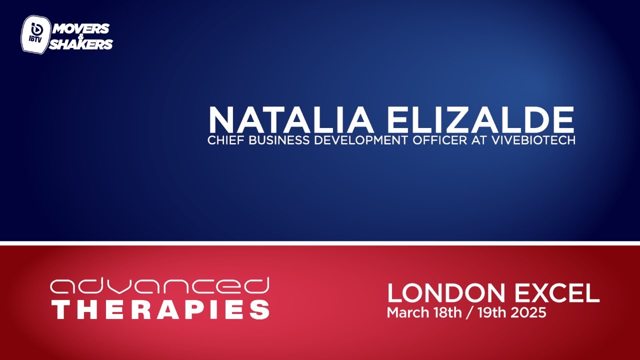 Natalia Elizalde - Chief BDO at VIVEbiotech talks to IBTV at Terrapinn's Advanced Therapies 2025