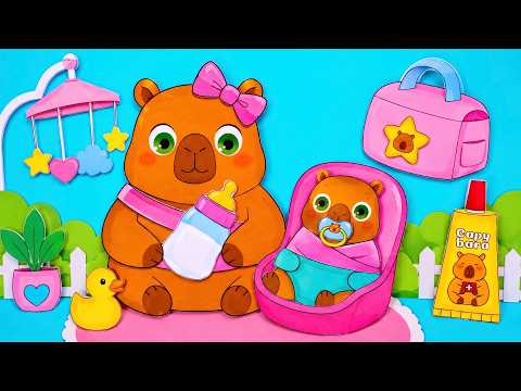 🐹💖 Tout pour un adorable bébé capybara ! 🍼 DIY miniatures
