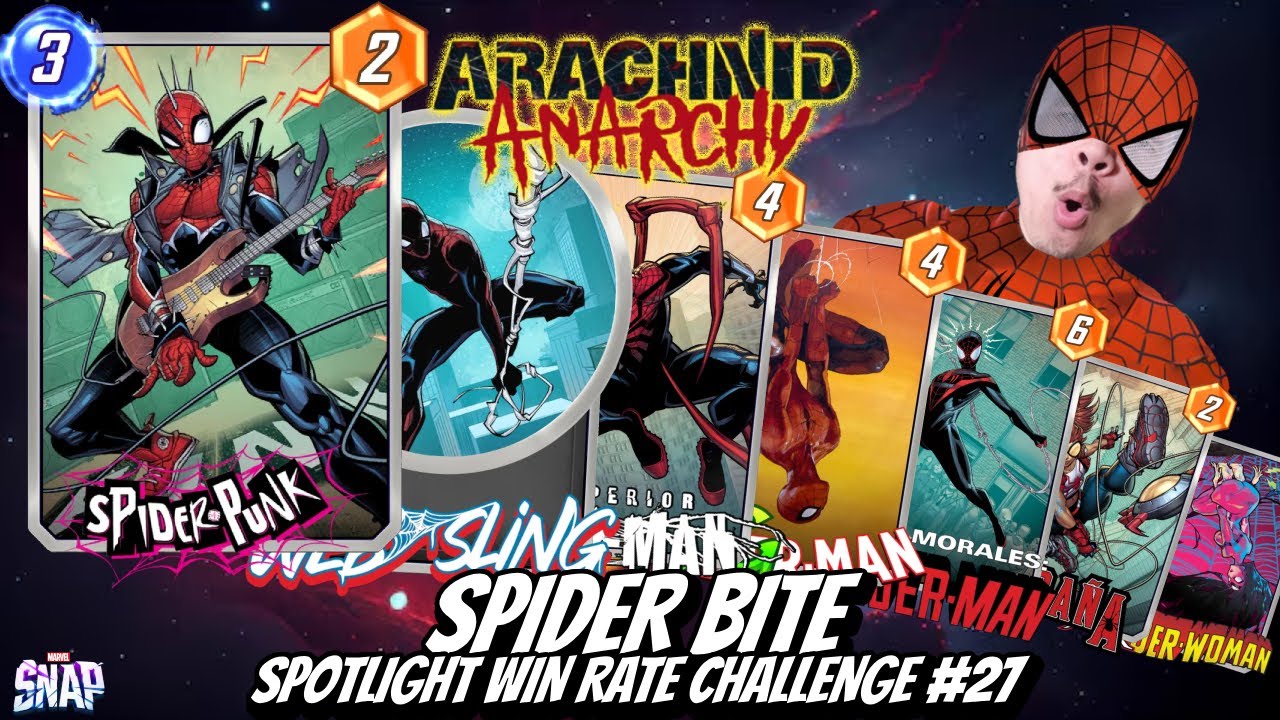 SPIDERPUNK, WEB SLING & THE SUPERIOR SPIDERMAN WIN RATE CHALLENGE - MARVEL SNAP l THE GOBLOKEST