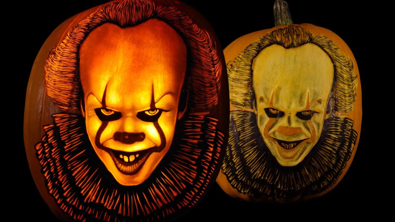 Pennywise Pumpkin Carving Tutorial (Stencil, Tools & Technique) - YouTube pennywise-pumpkin-carving-tutorial-stencil-tools-technique-youtube