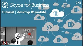 Skype for Business tutorial - desktop & mobile (meetings) part 2 of 3