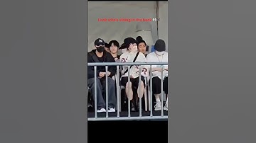 JK, Jimin & Suga in Front… But Look at the Back! 👀 Beomgyu Vibing 🎶 #beomgyu #bts #txt #shorts