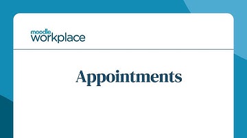 Moodle Workplace Appointments booking