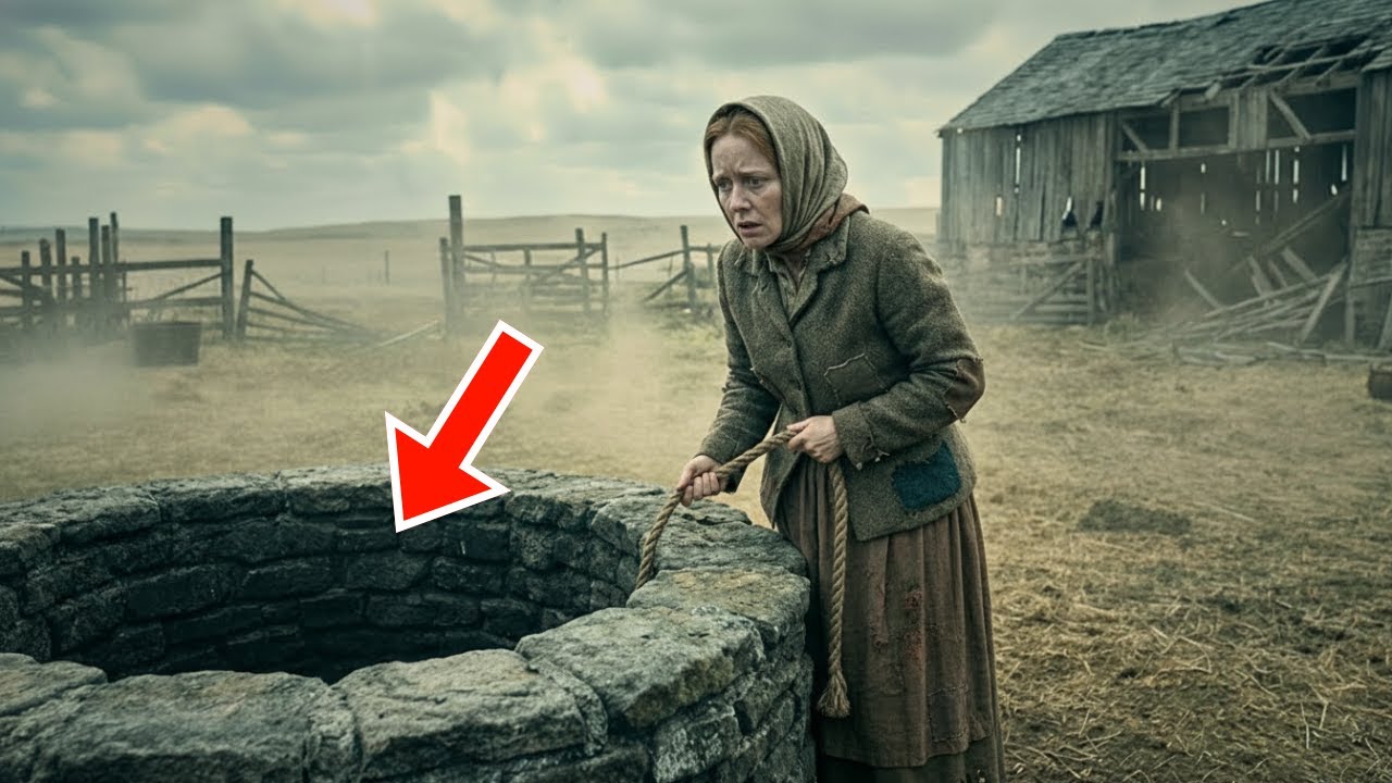 Vedova ereditò un pozzo secco pieno di detriti — ma quando calò la corda sentì del metallo urtare