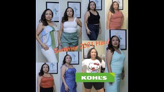 Kohls Summer Haul 2021 | Mid Size | Dresses | Tops | Pants | Jeans