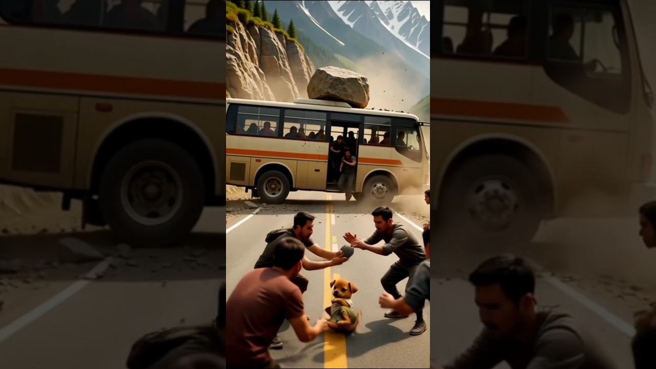 This poor puppys efforts for the save peoples || Animation video || 