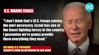 'Big Mistake'  Biden Warns Netanyahu As Israel Troops Prepare For Gaza Invasion   Watch