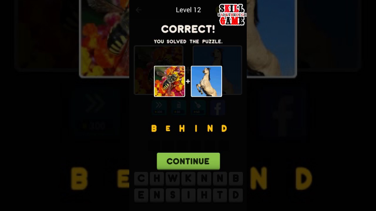 2 Pics 1 Word - Mix Words Level 12 - Walkthrough