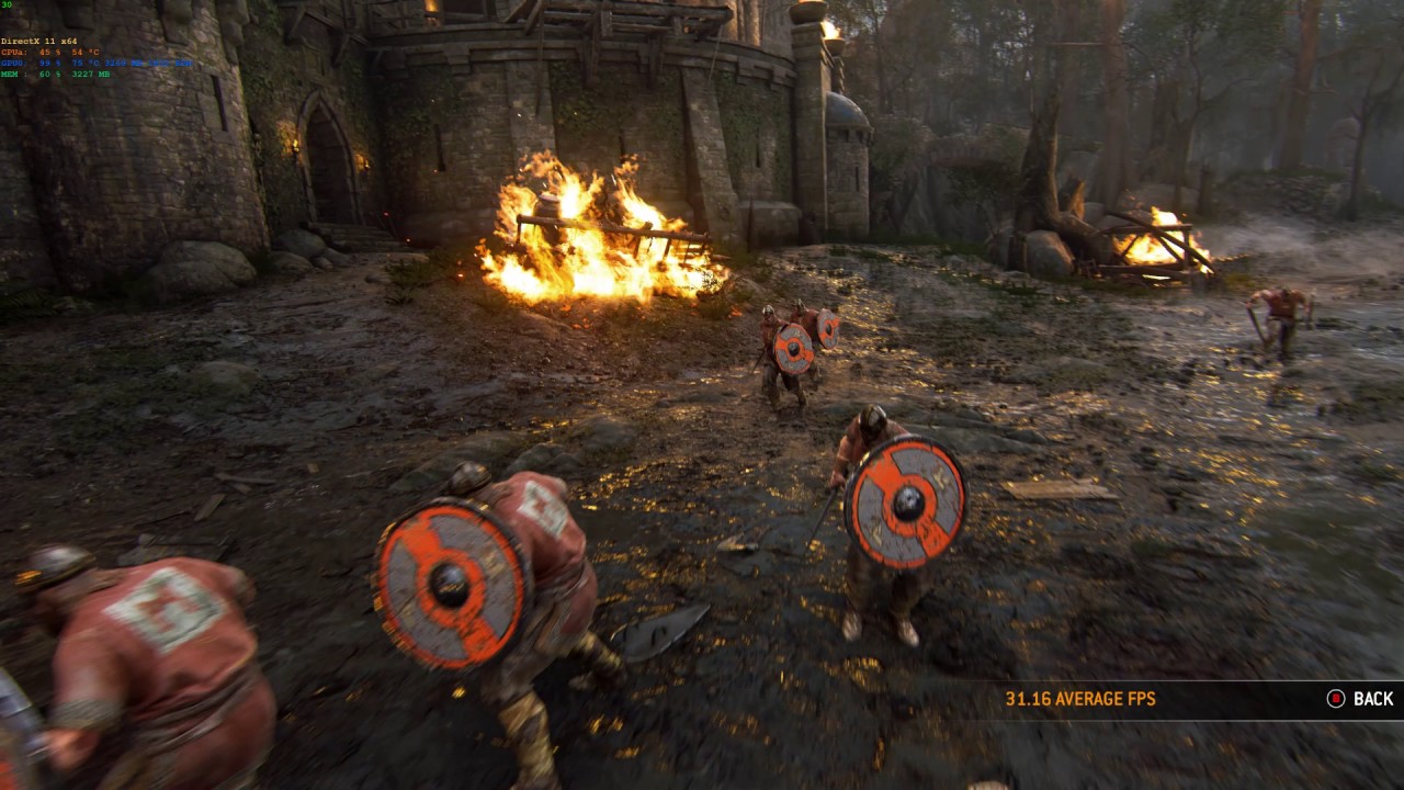 For Honor Ultra HD 4k GTX 970 i5 4460 medium settings benchmark