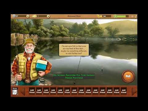 Dan and I playing Fishing World