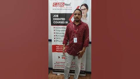 CADD Nest student testimonial CADD Nest Rajajinagar