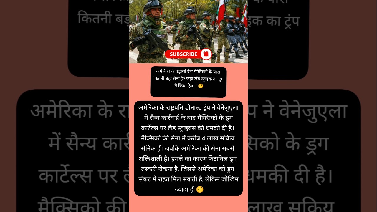 Trump की Mexico पर Land Strike धमकी! 😱 