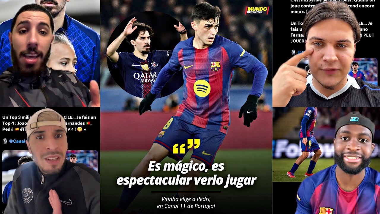 🚨😱LES REACTIONS : (Vitinha), vient de dire que Pedri est le meilleur milieu du monde🤯