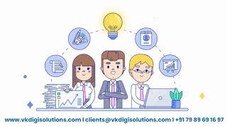 Intro video website ll VK Digi Solutions ll Deekshith ll Digital Marketing ll Web development ll VK