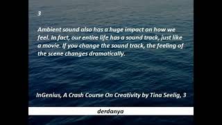 InGenius, A Crash Course On Creativity by Tina Seelig, 3