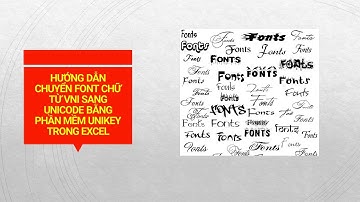 Hướng dẫn chuyển Font chữ Vntime sang Time New Roman trong Excel bằng phần mềm Unikey