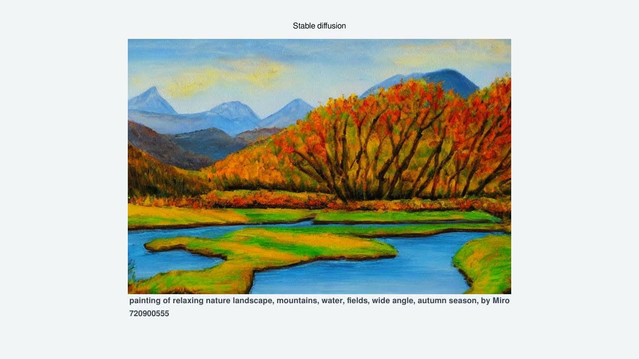 Stable diffusion - prompts example