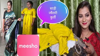 Meesho Saree, Jwellery And Kurti Haul Meesho Affordable Haul Priti Beauty Tips