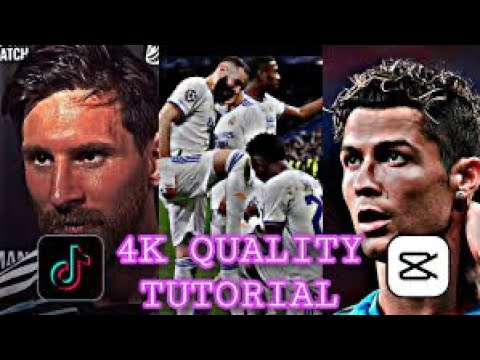 How to get 4K quality football edits CAPCUT & ALIGHT MOTION (EASY)🔥💯💯 ...