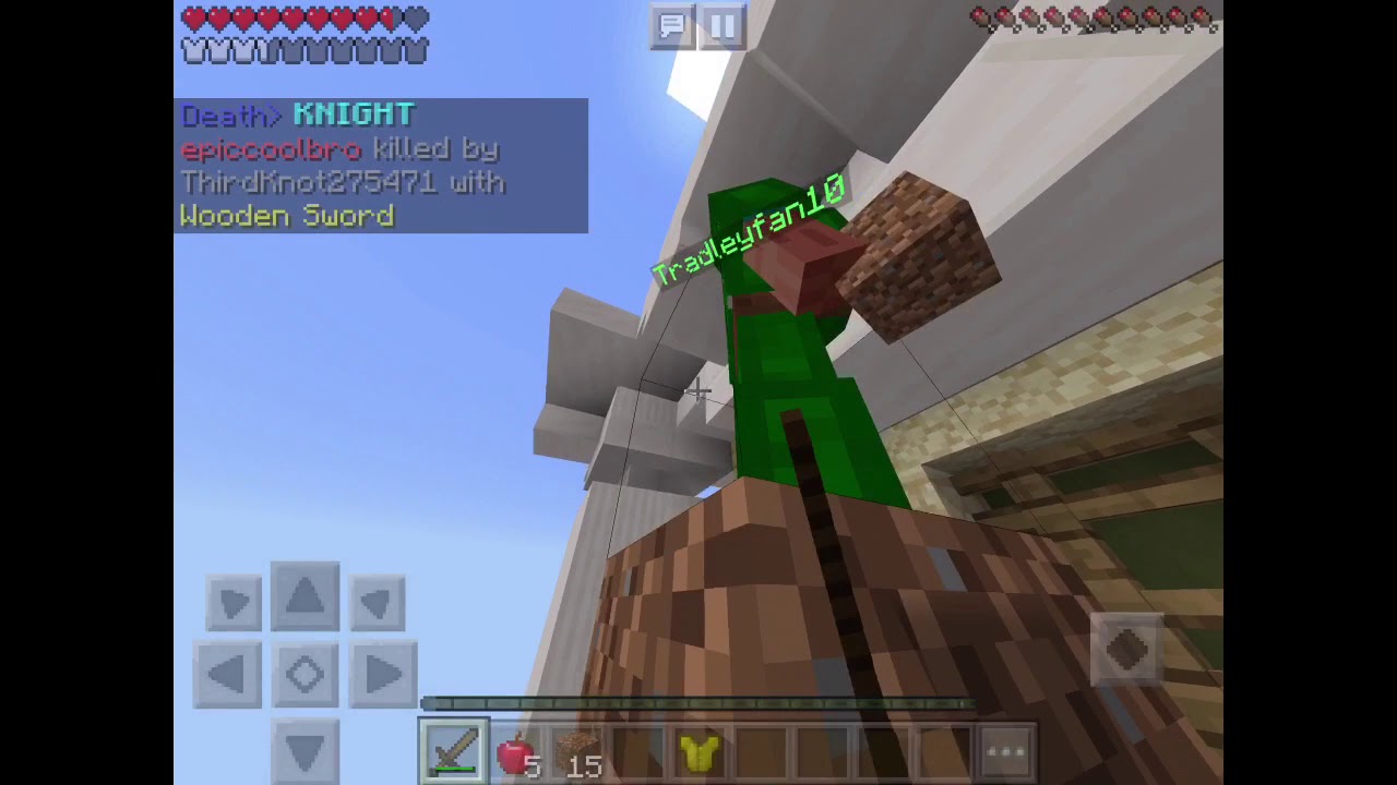 Playing micro battles on mineplex