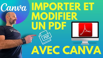 IMPORTER ET MODIFIER UN PDF SOUS CANVA