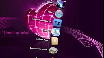 De clutter your Mac OS X Dock using Stacks