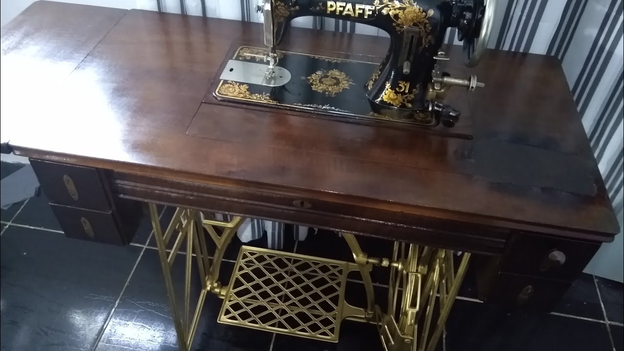 Como Restaurar Máquina Antiga - Passo a Passo - Full Vídeo - How to Restore  Old Sewing Machine - YouTube