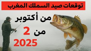 توقعات الصيد في المغرب ليوم 2 أكتوبر 2025 - ارمِ كل شيء واذهب للصيد!