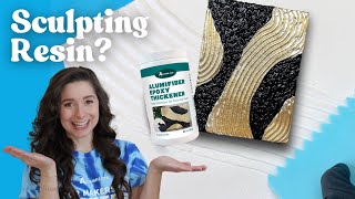 Build Bold 3D Epoxy Texture with AlumiFiber | Resin Sculpting Hack