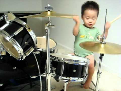 Two-Year Old Hayden's Drum Solo #2