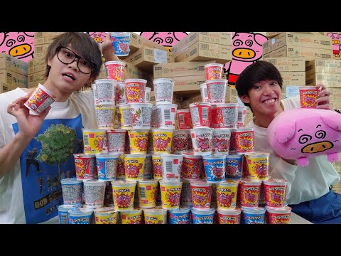 【大食い】ブタメンわんこそば大食い対決だぁぁ!!!!!