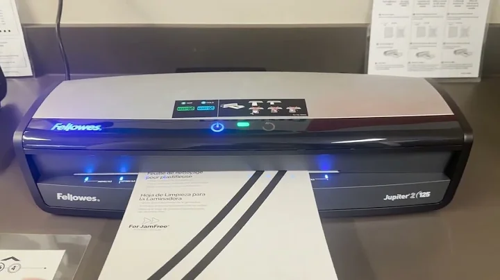 How to use the Fellowes Jupiter 2 laminator