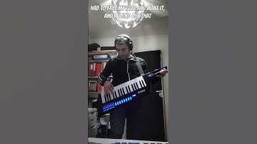 What I learned making my first piece of jazz - keytar solo #shorts