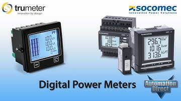 Digital Power Meters from AutomationDirect