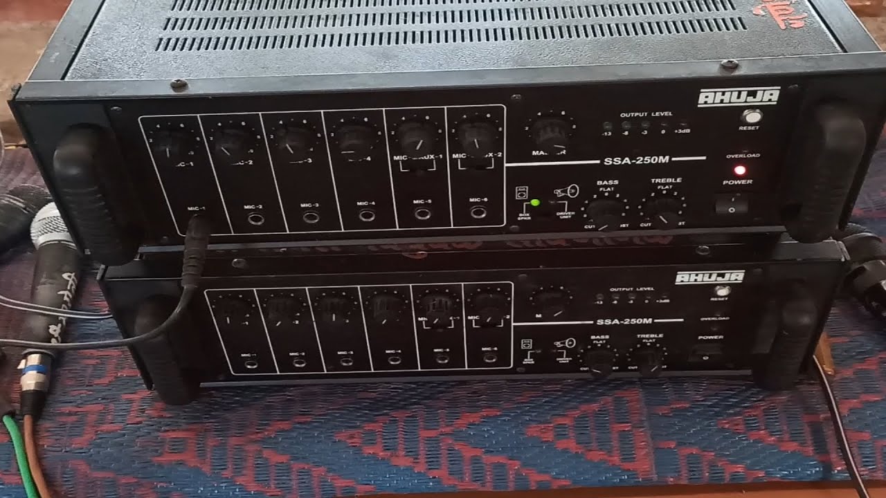 How to Connect Ahuja Amplifier to Loudspeaker || Ahuja Loudspeaker Ke