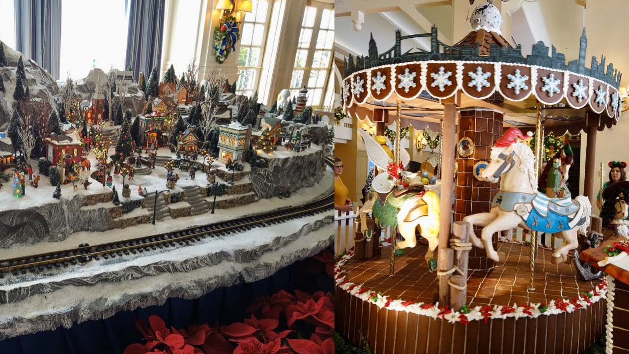 yacht club disney gingerbread house