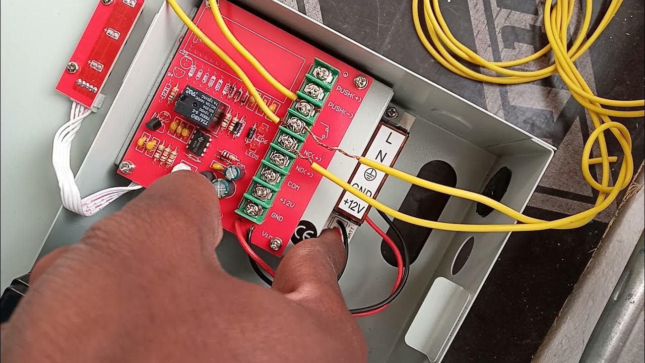 Setup Wiring Intercom Commax DP-LA01 with Maglock powered by Securi