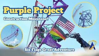 Purple Project at Six Flags Great Adventure Topped Off