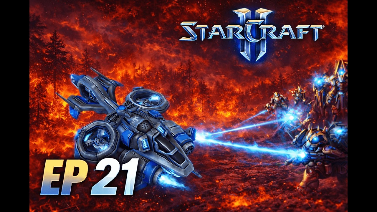 StarCraft II Terran campaign Hard mode ep 21 - Supernova
