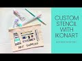 Creating a Custom Stencil using Procreate and IKONART Custom Stencil Kit - Layered Stencil - Art