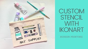 Creating a Custom Stencil using Procreate and IKONART Custom Stencil Kit - Layered Stencil - Art