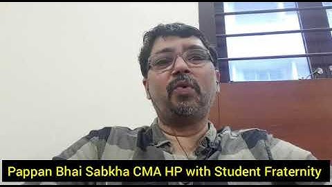 ICMAI CMA Pappan Bhai Sabkha with Student Fraternity  Break the Chain but NOT the Relationship