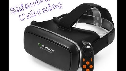 VR SHINECON Glasses with B100 Remote Control Unboxing (GearBest)
