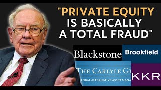 Warren Buffett Explains Why Private Equity Firms are Very Dishonest.