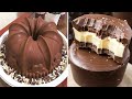 Easy Making Chocolate Cake Decorating Tutorial | Perfect Homemade Cake Compilation